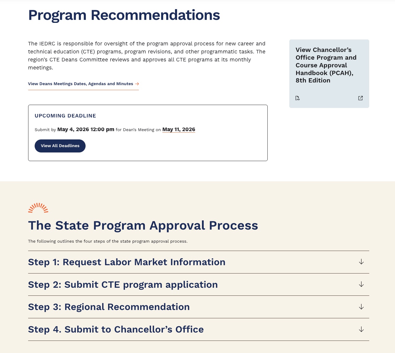 Program Recommendation